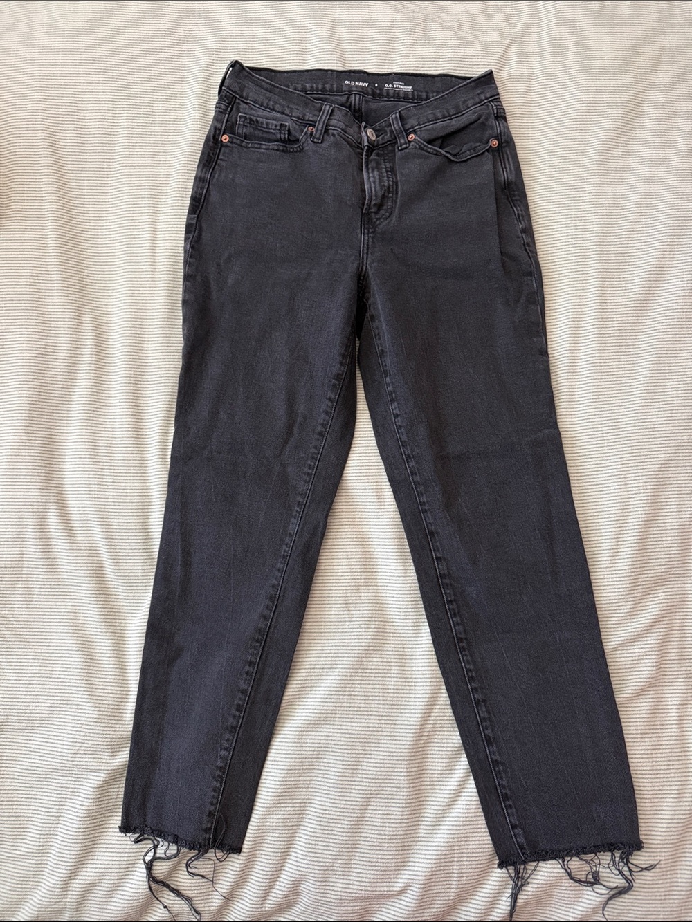 Old Navy Black Straight-Leg Women's Jeans